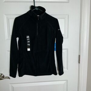 Columbia Women's Black Half-Zip Arctic Fleece Pullover